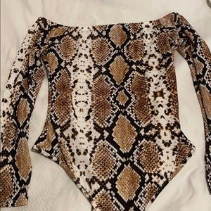 Animal Print Bodysuit